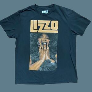 Lizzo Official Merchandise About D**m Time Black Cotton T-Shirt Women's Size XL
